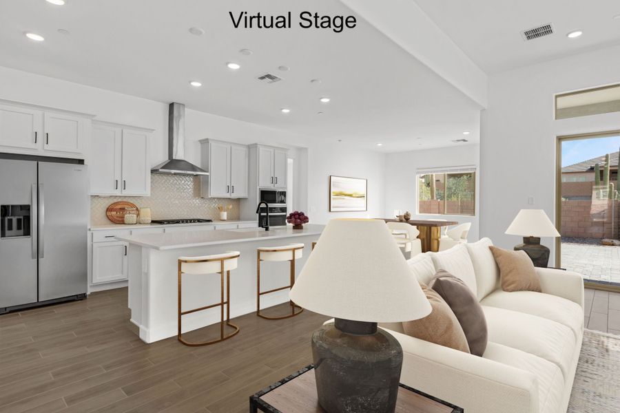 Furnished interior view inside a new home in Saguaro Reserve II, Marana (Image 6).