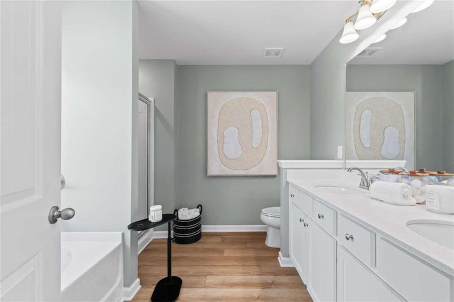Furnished interior view inside a new home in Diamante, Stockbridge (Image 4).