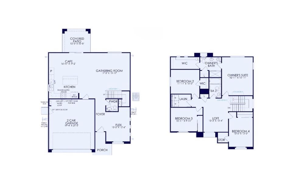 2D floor plan layout of this home in Foothills at Northpointe, Peoria, AZ (Image 5). 2D floor plan layout of this home in Foothills at Northpointe, Peoria, AZ (Image 5).