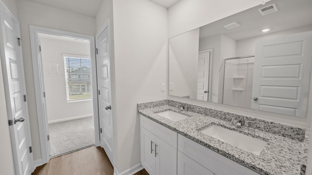 Furnished interior view inside a new home in Bellemeade Landing, Augusta (Image 11).