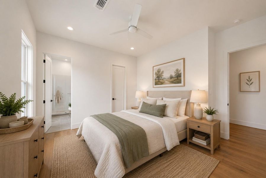 Secondary bedroom or home office space *virtually staged.