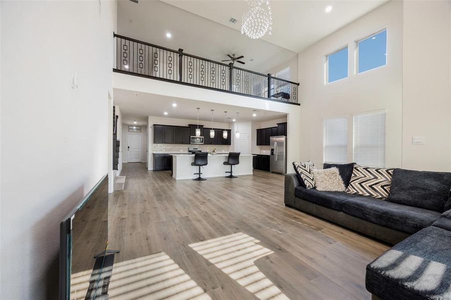 Furnished interior view inside a new home in Silverado, Aubrey (Image 15).