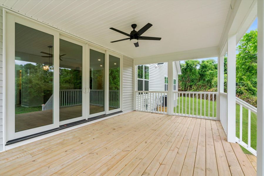 Exterior details and patio area of a home in , Charleston (Image 3).