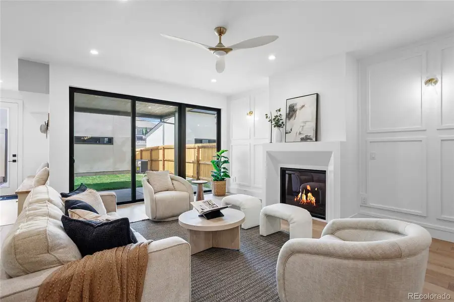 Furnished interior view inside a new home in , Denver (Image 10).