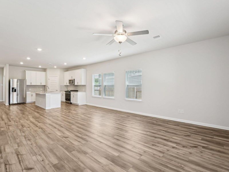 Spacious, unfurnished interior of a new home in Riverbend at Double Eagle - Boulevard Collection, Cedar Creek (Image 36). Spacious, unfurnished interior of a new home in Riverbend at Double Eagle - Boulevard Collection, Cedar Creek (Image 36).