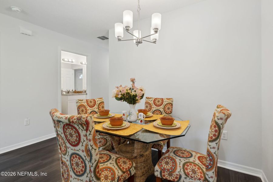 Furnished interior view inside a new home in , Baldwin (Image 11).