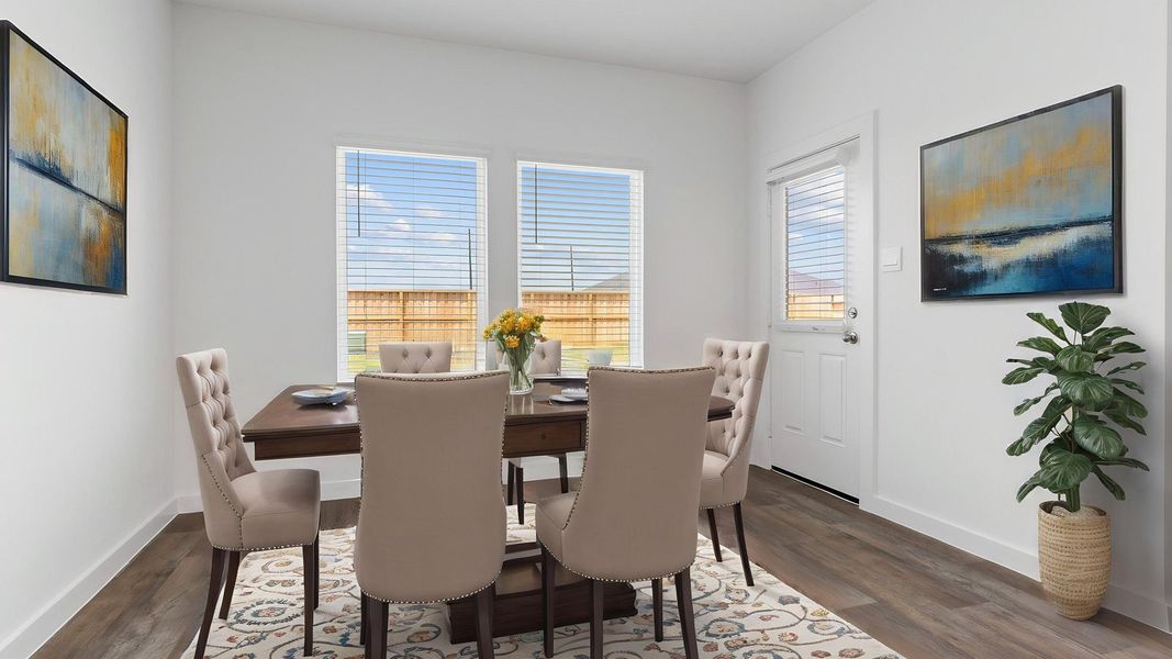 Furnished interior view inside a new home in Evergreen, Rosenberg (Image 8).