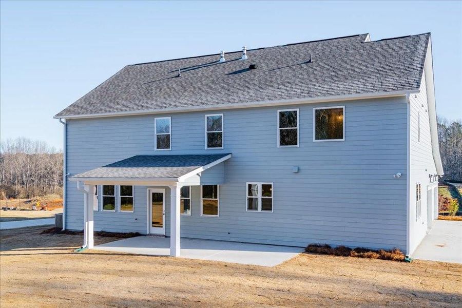 Exterior details and patio area of a home in Autumn Brook, Canton (Image 26).