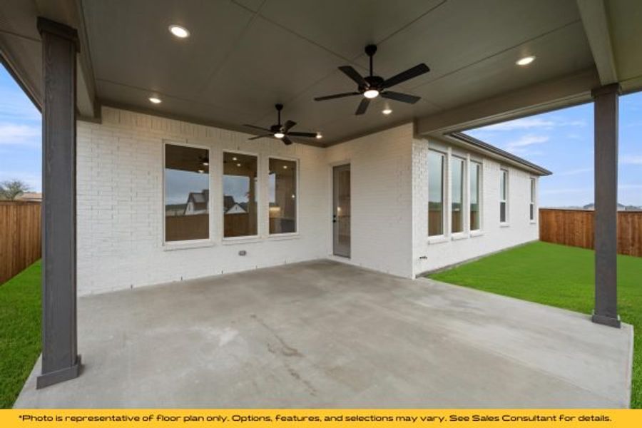 Representative exterior details of a home built from the Vail by Stonefield Homes in Heath Golf and Yacht Club, Rockwall (Image 4).