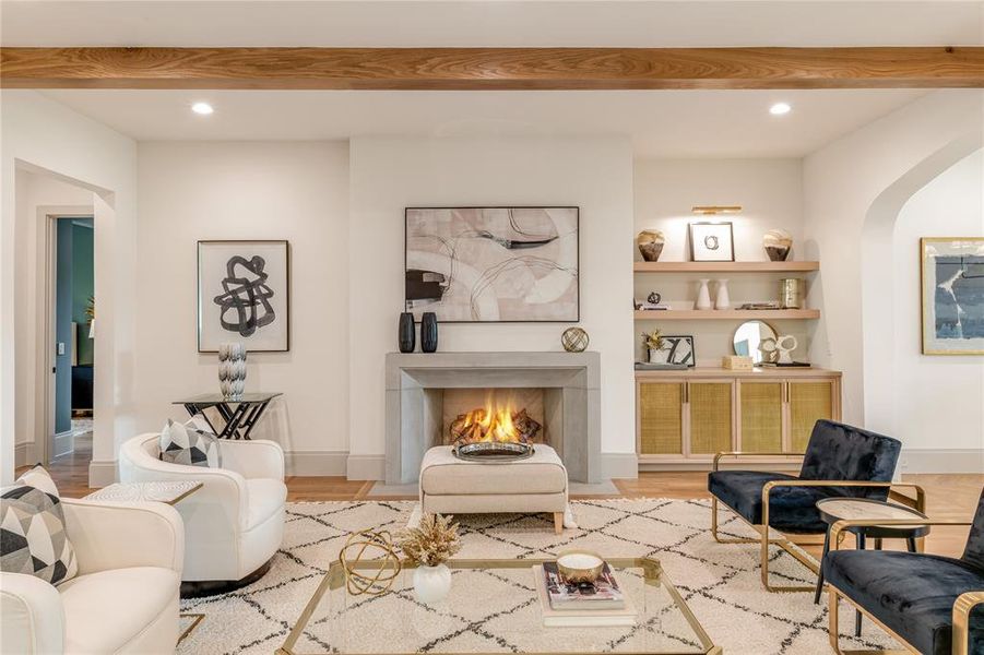 Furnished interior view inside a new home in , Dallas (Image 13).