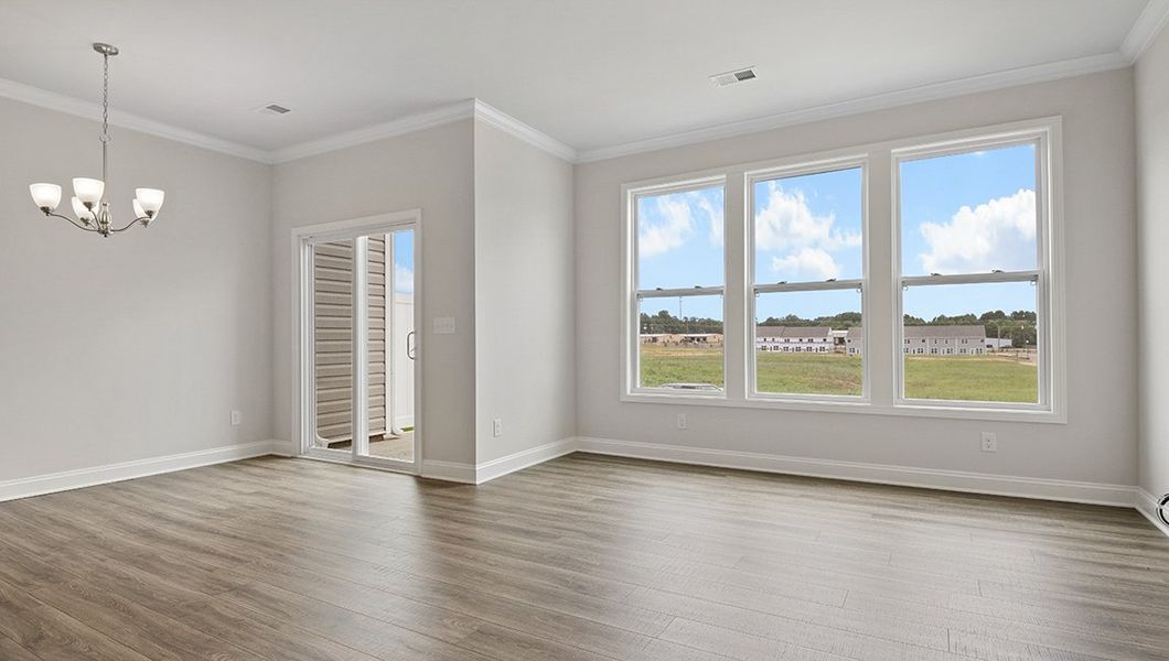 Spacious, unfurnished interior of a new home in Skybrook Corners, Huntersville (Image 14).