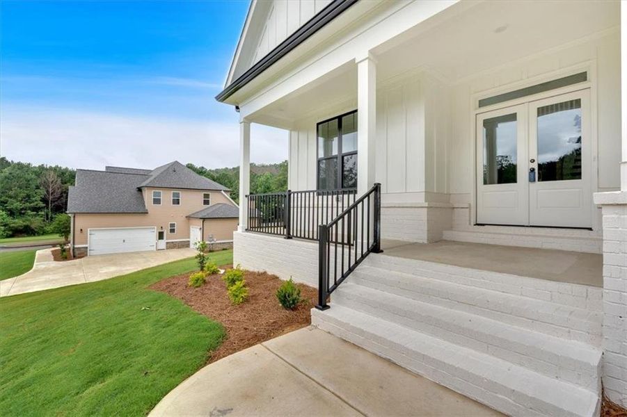 Front exterior of a new home in , Rome, GA, highlighting curb appeal (Image 18).