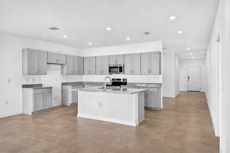 Furnished interior view inside a new home in Coopers Meadow, Jacksonville (Image 10).