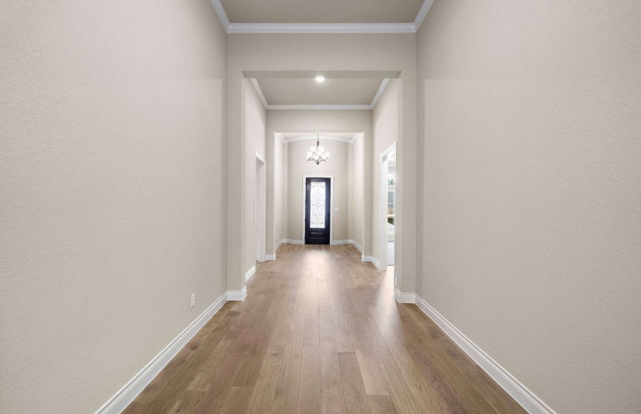 Representative unfurnished interior of a home built from the 2899 by Ravenna Homes in The Highlands 55′, Porter (Image 18). Representative unfurnished interior of a home built from the 2899 by Ravenna Homes in The Highlands 55′, Porter (Image 18).