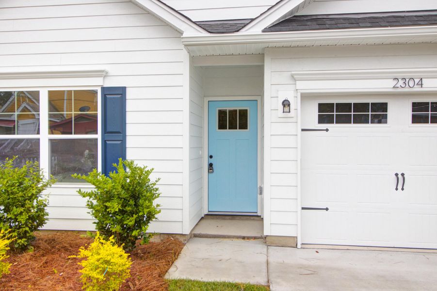 Exterior details and patio area of a home in , Charleston (Image 3). Exterior details and patio area of a home in , Charleston (Image 3).
