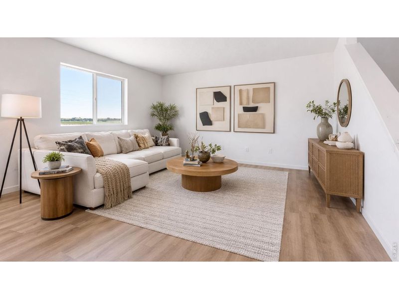 Furnished interior view inside a new home in Granary, Johnstown (Image 9).
