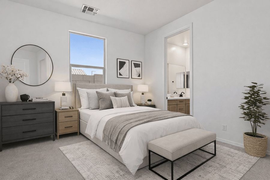 Furnished interior view inside a new home in The Grove at El Cidro, Goodyear (Image 14).