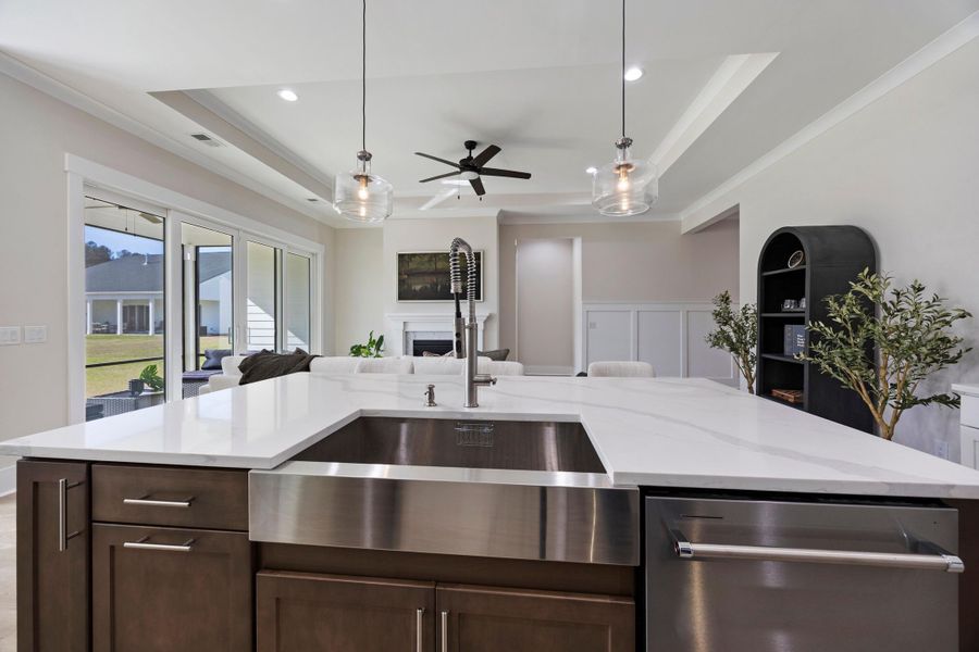 Furnished interior view inside a new home in , Hardeeville (Image 13).