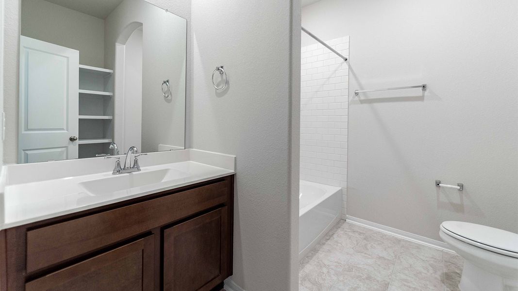 Furnished interior view inside a new home in Sunfield, Buda (Image 9). Furnished interior view inside a new home in Sunfield, Buda (Image 9).