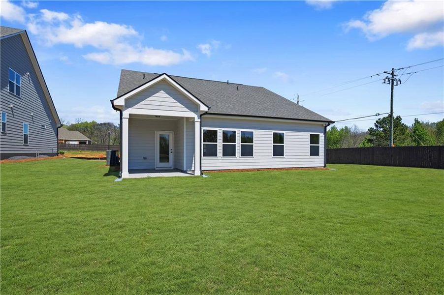 Exterior details and patio area of a home in Garland Meadows, Cartersville (Image 3).