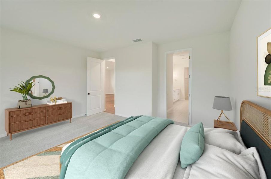 Furnished interior view inside a new home in Waterset Tradition Series, Apollo Beach (Image 5).