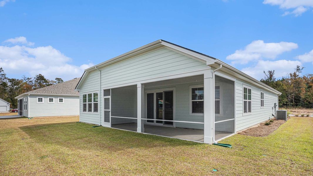 Exterior details and patio area of a home in Eden Springs, Longs (Image 3).