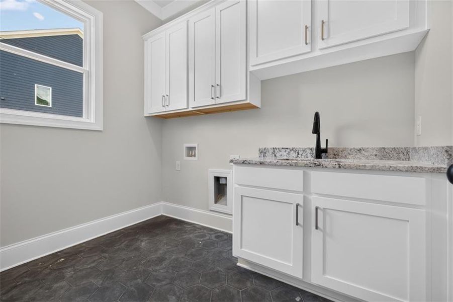 Furnished interior view inside a new home in , Flowery Branch (Image 21).