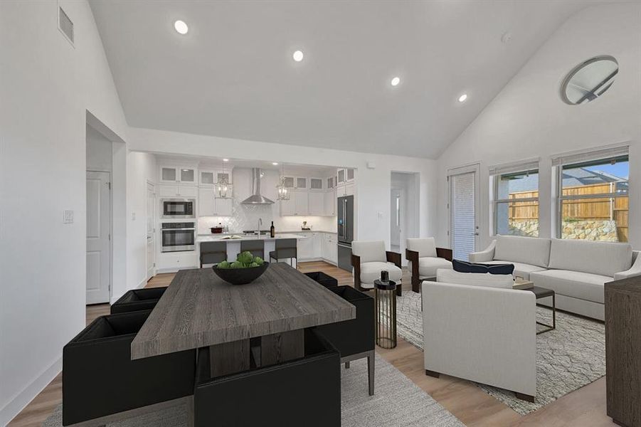 Furnished interior view inside a new home in Heritage Ranch, Sherman (Image 15).
