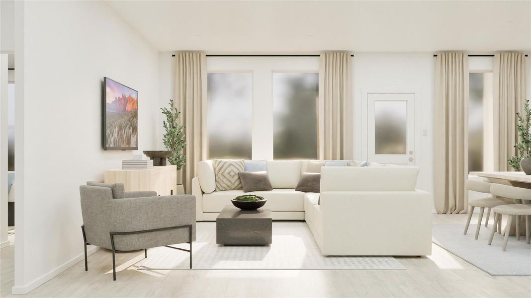 Furnished interior view inside a new home in Magnolia Forest, Montgomery (Image 12). Furnished interior view inside a new home in Magnolia Forest, Montgomery (Image 12).