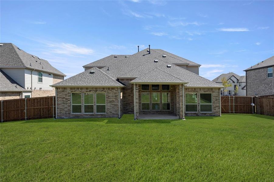 Exterior details and patio area of a home in Grayhawk Addition, Forney (Image 4). Exterior details and patio area of a home in Grayhawk Addition, Forney (Image 4).