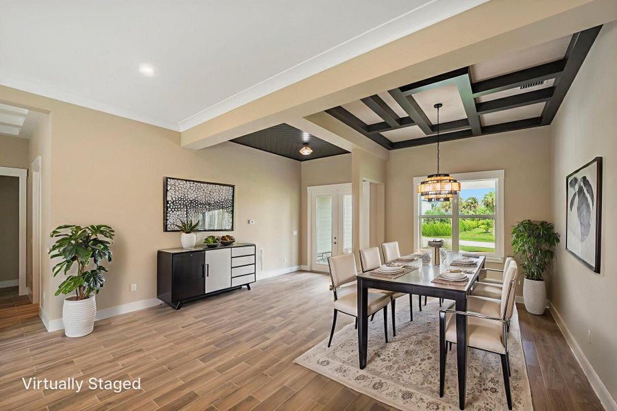 Furnished interior view inside a new home in , Fort Pierce (Image 14).