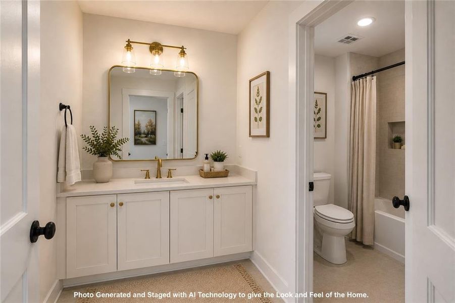 Furnished interior view inside a new home in , Ellijay (Image 10). Furnished interior view inside a new home in , Ellijay (Image 10).