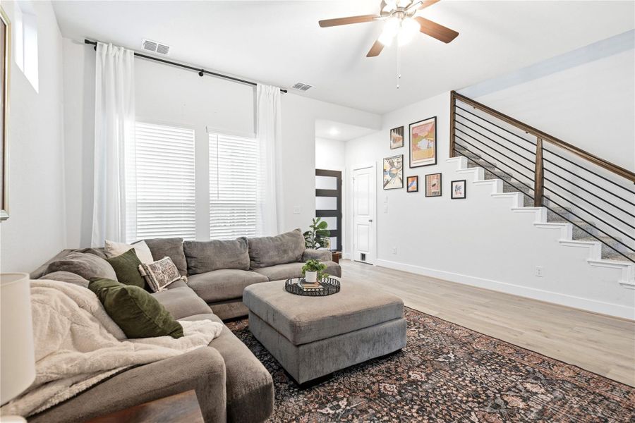 Furnished interior view inside a new home in Sunfield, Buda (Image 8).