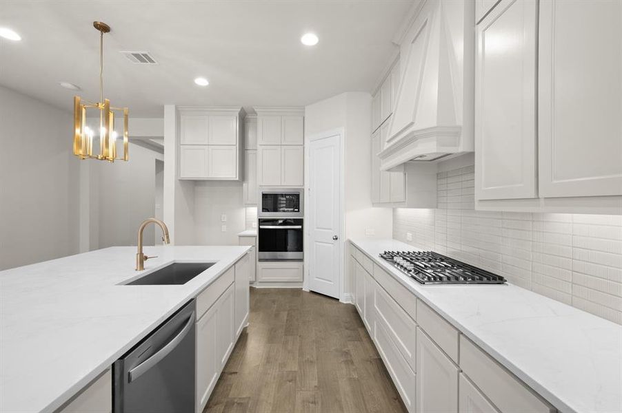 Furnished interior view inside a new home in BridgeWater - Phase 1, Midlothian (Image 12).
