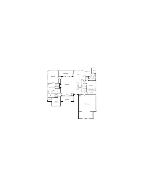 2D floor plan layout for the The Blackjack by Joseph Creek Homes in The Timbers, La Vernia, TX (Image 3). 2D floor plan layout for the The Blackjack by Joseph Creek Homes in The Timbers, La Vernia, TX (Image 3).
