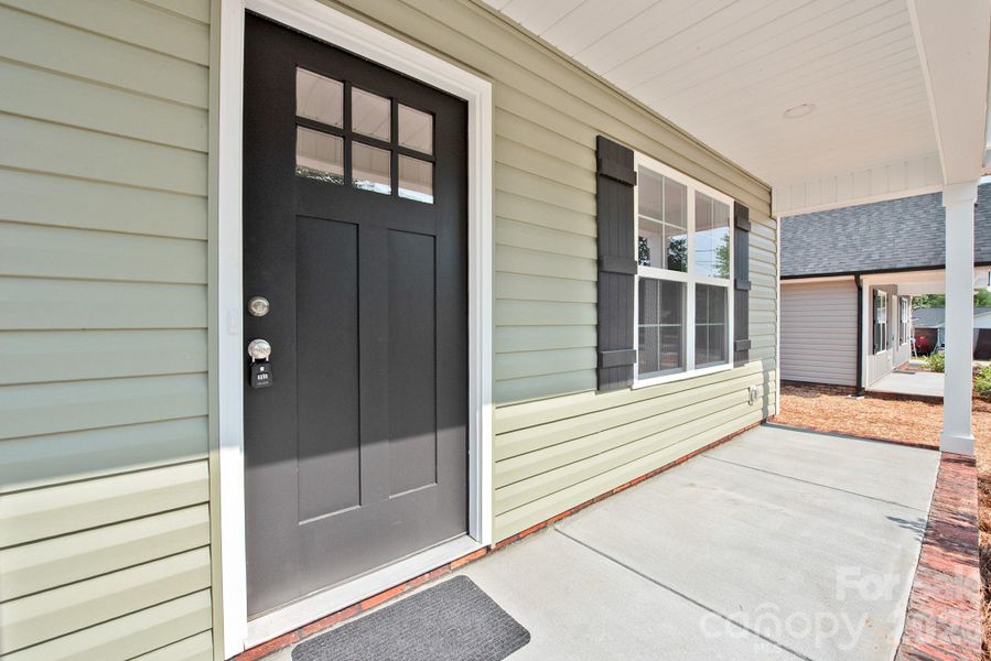 Exterior details and patio area of a home in , Landis (Image 3).
