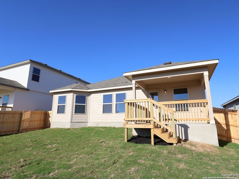 Exterior details and patio area of a home in Paloma Park, Converse (Image 19). Exterior details and patio area of a home in Paloma Park, Converse (Image 19).