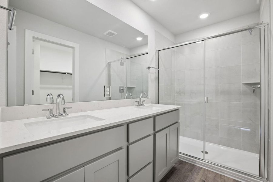 Furnished interior view inside a new home in Avery Centre, Round Rock (Image 11).
