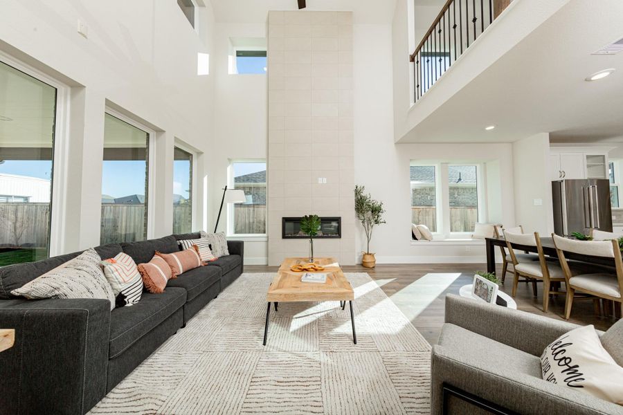 Furnished interior view inside a new home in , Katy (Image 4). Furnished interior view inside a new home in , Katy (Image 4).