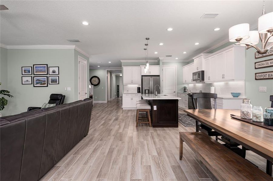 Furnished interior view inside a new home in , Parrish (Image 29).