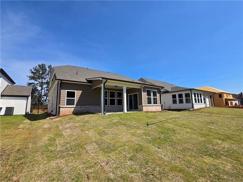 Exterior details and patio area of a home in Pinecrest Ridge, Dacula (Image 3).