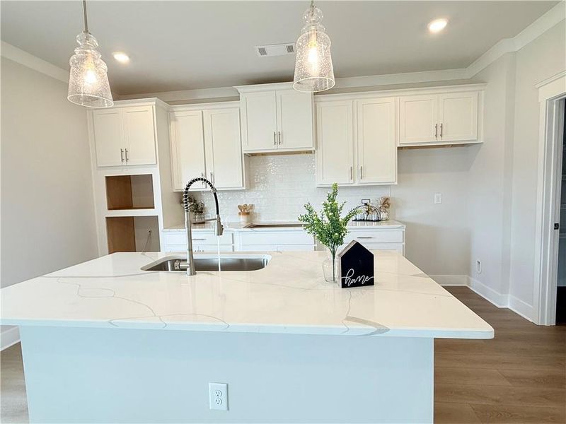 Furnished interior view inside a new home in Ponderosa Farms Manor, Gainesville (Image 12).