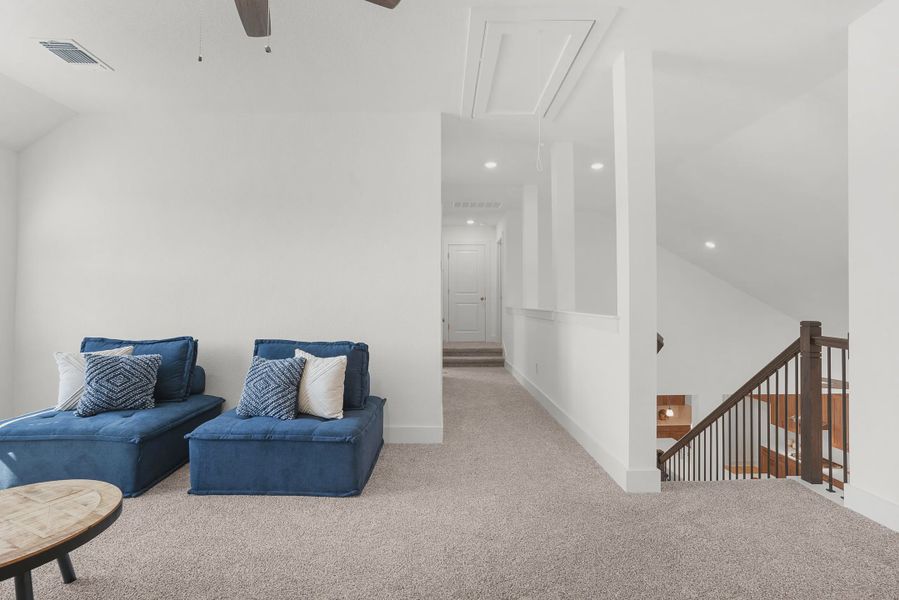 Representative furnished interior of a home built from the Grace by Chesmar Homes in Santa Rita Ranch, Liberty Hill (Image 13).
