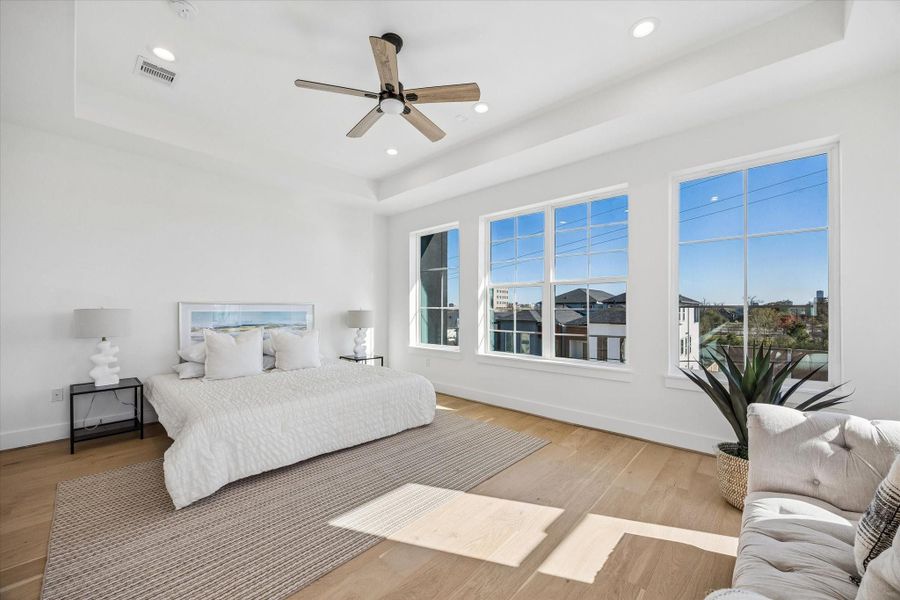 Furnished interior view inside a new home in , Houston (Image 8). Furnished interior view inside a new home in , Houston (Image 8).