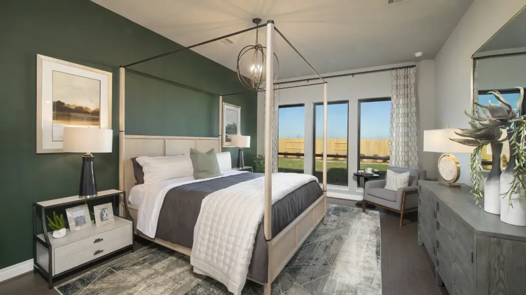 Furnished interior view inside a new home in Sweetgrass, Haslet (Image 26).