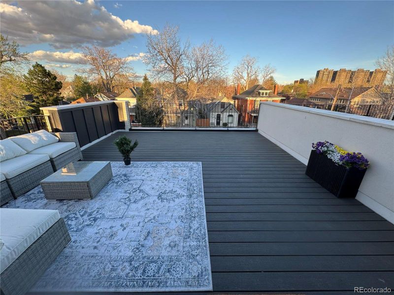 Exterior details and patio area of a home in , Denver (Image 28).