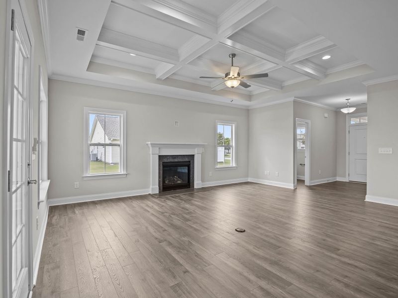 Spacious, unfurnished interior of a new home in The Villas at Langston Farms, Winterville (Image 20).