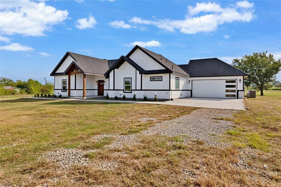 Front exterior of a new home in , Kaufman, TX, highlighting curb appeal (Image 2). Front exterior of a new home in , Kaufman, TX, highlighting curb appeal (Image 2).
