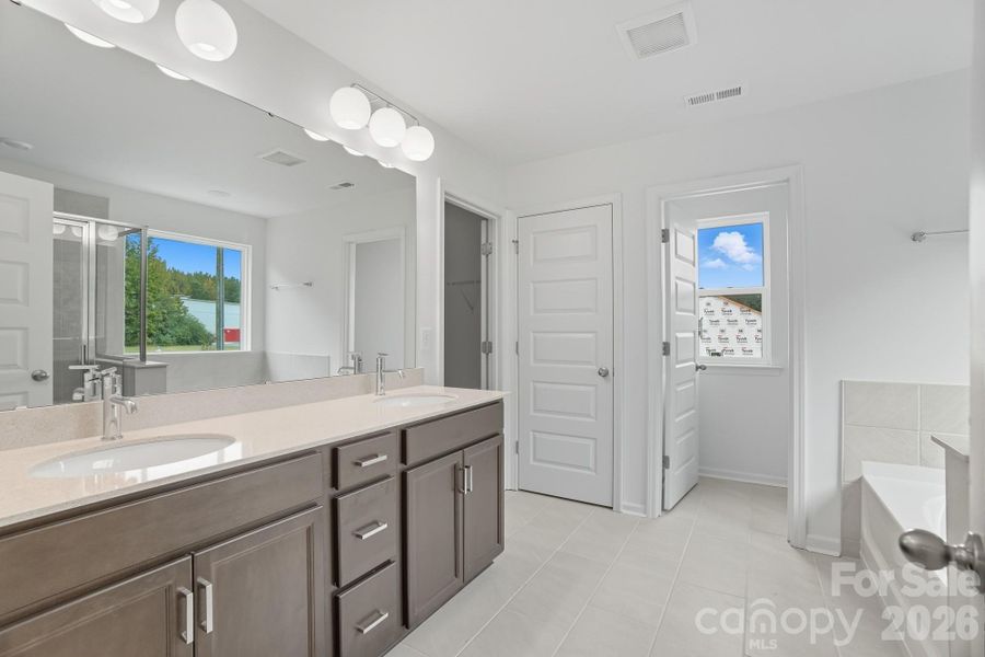 Furnished interior view inside a new home in Bellina, York (Image 12).
