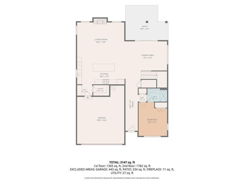 2D floor plan layout of this home in The Paddocks at Doc Hughes, Buford, GA (Image 6). 2D floor plan layout of this home in The Paddocks at Doc Hughes, Buford, GA (Image 6).